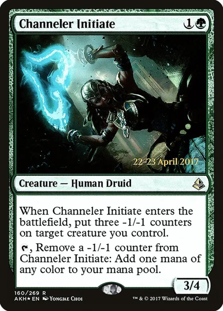 Channeler Initiate [Amonkhet Prerelease Promos] - MTG Single
