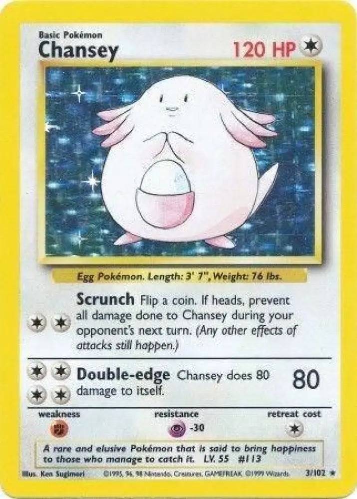 Chansey (003/102) [Base Set]