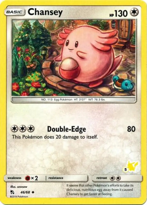 Chansey (46/68) (Pikachu Stamp #5) [Battle Academy 2020] - Pokemon Single