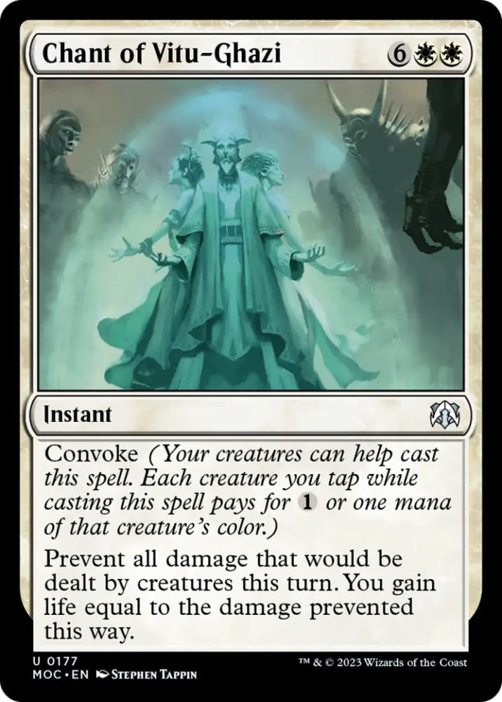 Chant of Vitu-Ghazi [March of the Machine Commander] - MTG Single