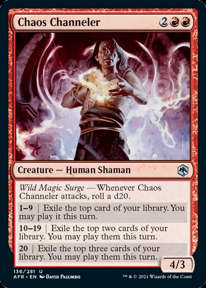Chaos Channeler [Dungeons & Dragons: Adventures in the Forgotten Realms] - MTG Single