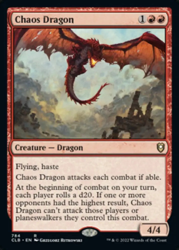 Chaos Dragon [Commander Legends: Battle for Baldur’s Gate] - MTG Single