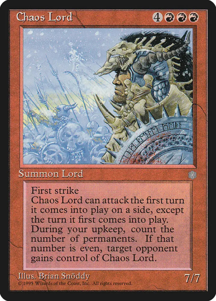 Chaos Lord [Ice Age] - MTG Single
