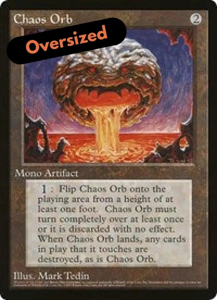 Chaos Orb (Oversized) [Oversize Cards] - MTG Single