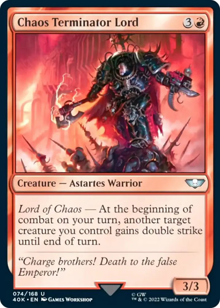 Chaos Terminator Lord [Warhammer 40,000] - MTG Single