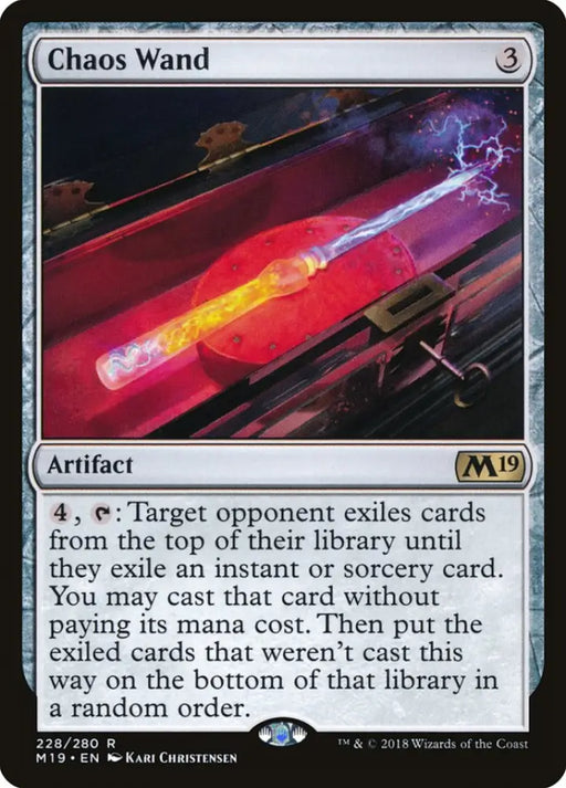 Chaos Wand [Core Set 2019] - MTG Single