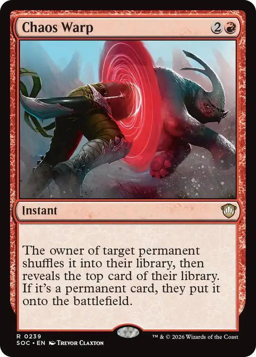 Chaos Warp (239) [Secrets of Strixhaven Commander]