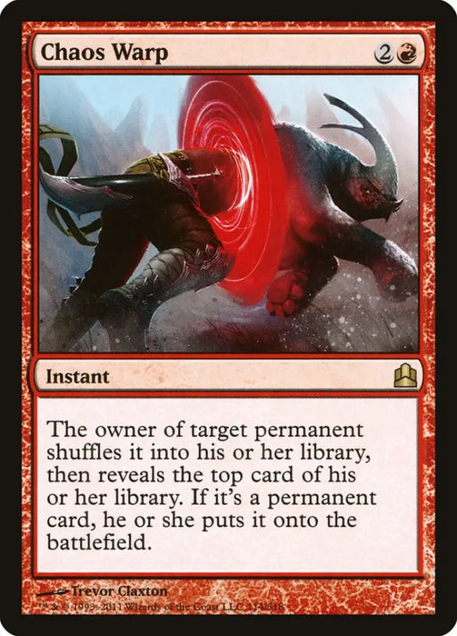 Chaos Warp [Commander 2011] - MTG Single