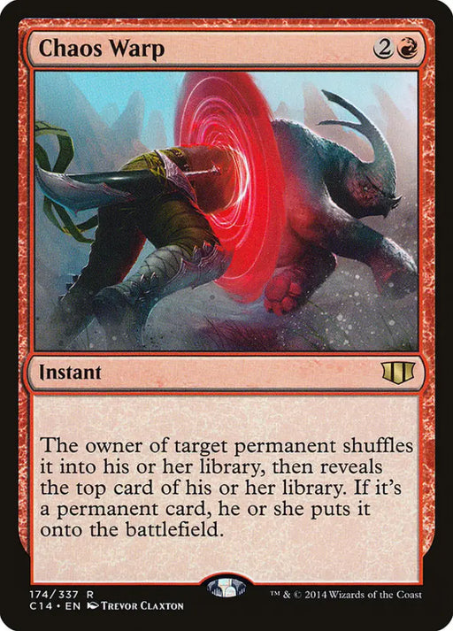 Chaos Warp [Commander 2014] - MTG Single