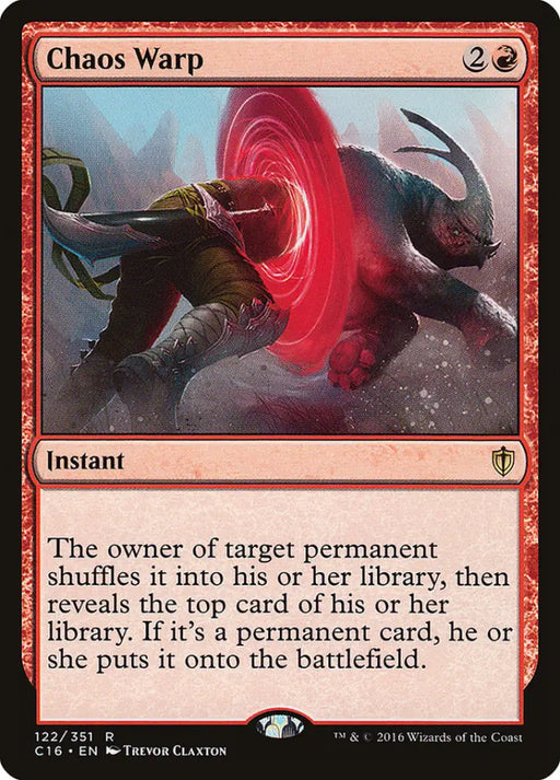 Chaos Warp [Commander 2016] - MTG Single