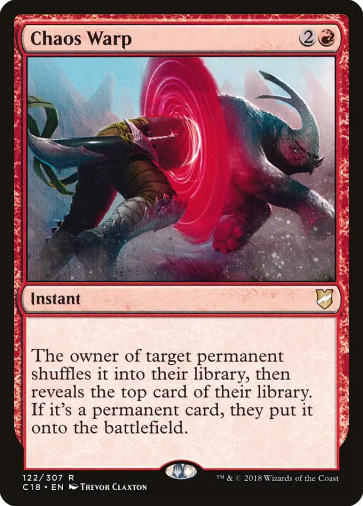 Chaos Warp [Commander 2018] - MTG Single