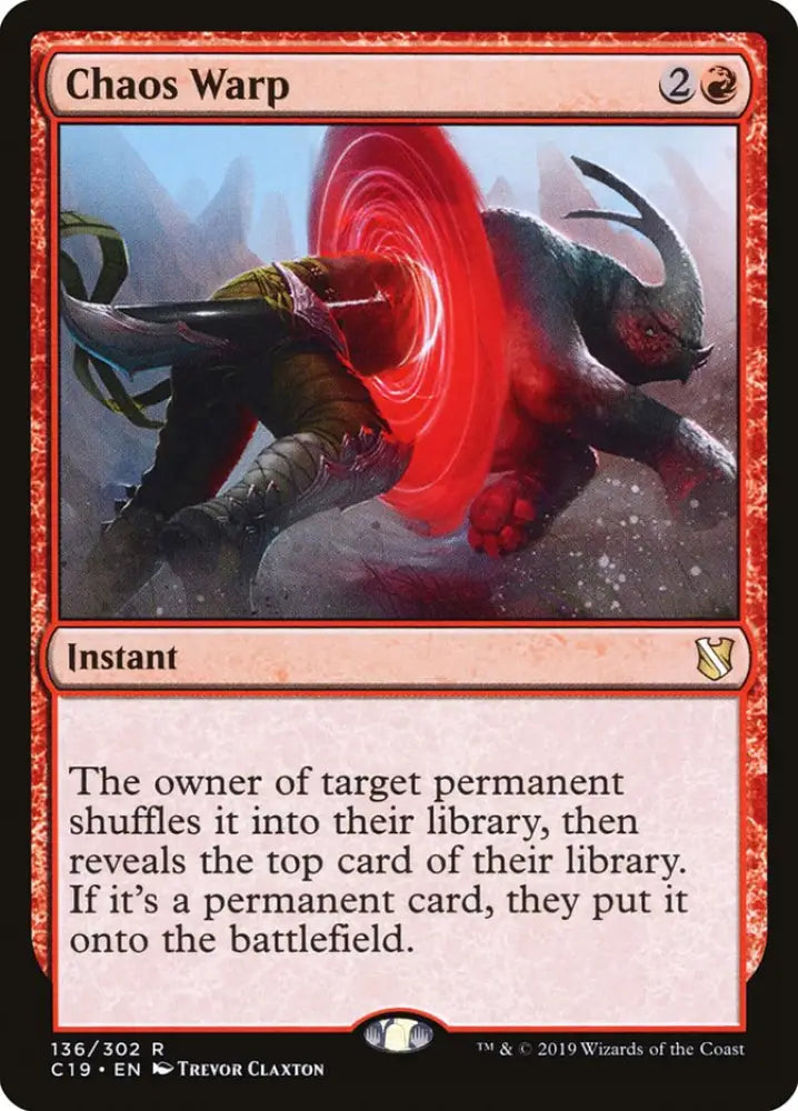 Chaos Warp [Commander 2019] - MTG Single