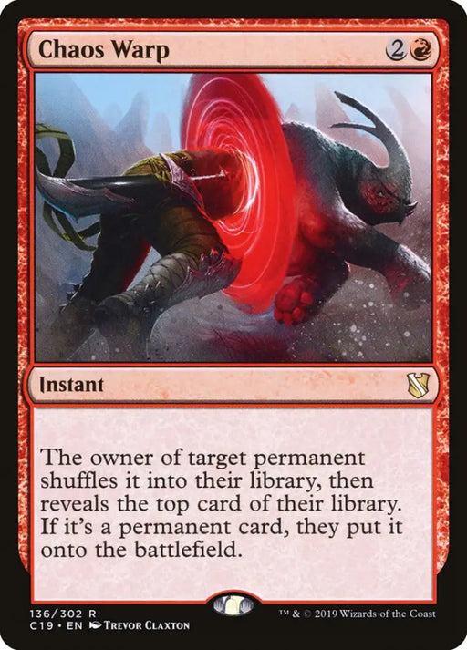 Chaos Warp [Commander 2019] - MTG Single