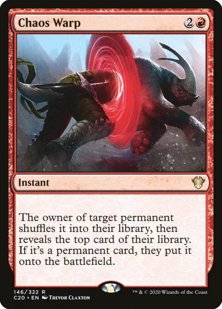 Chaos Warp [Commander 2020] - MTG Single
