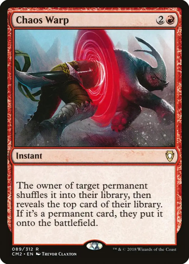 Chaos Warp [Commander Anthology Volume II] - MTG Single