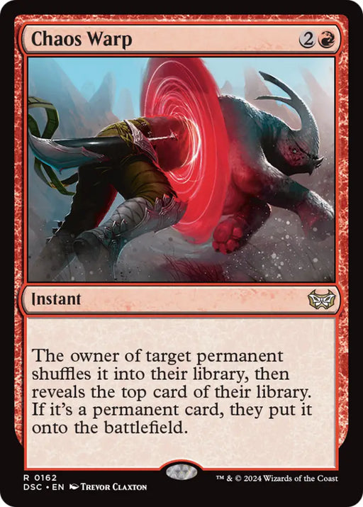 Chaos Warp [Duskmourn: House of Horror Commander] - MTG Single