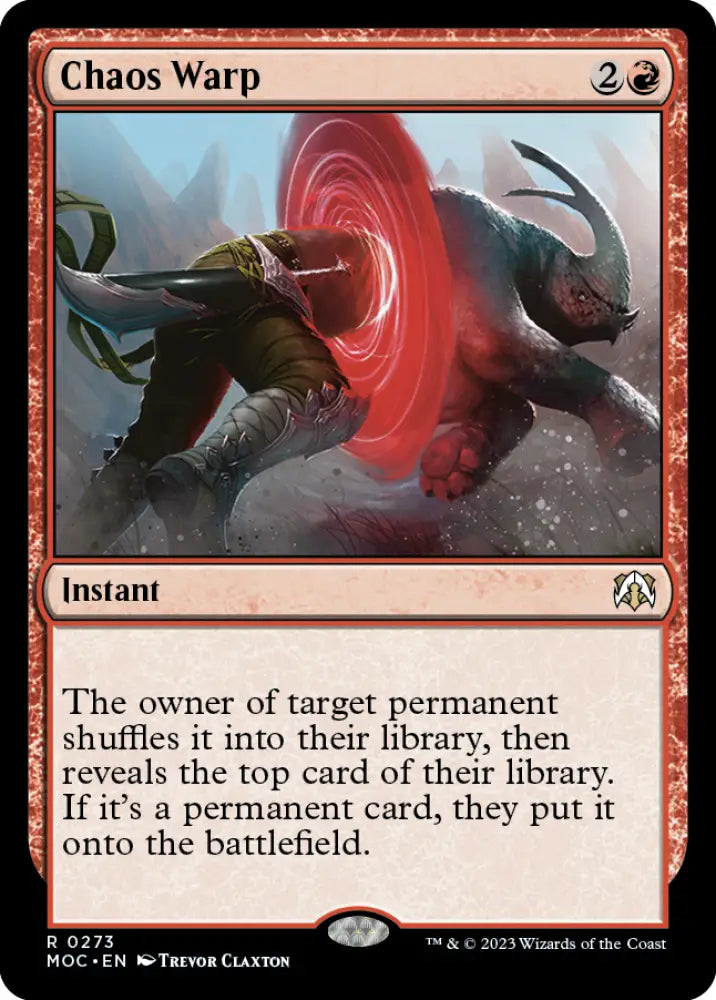 Chaos Warp [March of the Machine Commander] - MTG Single