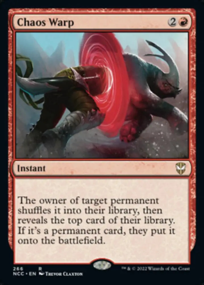 Chaos Warp [Streets of New Capenna Commander] - MTG Single