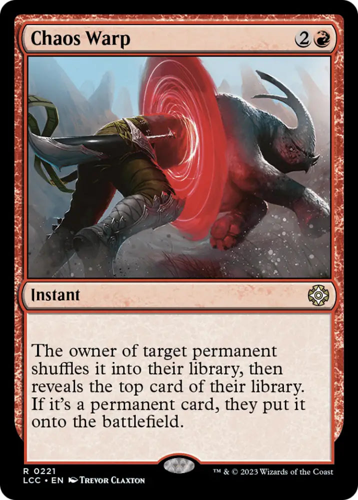 Chaos Warp [The Lost Caverns of Ixalan Commander] - MTG Single