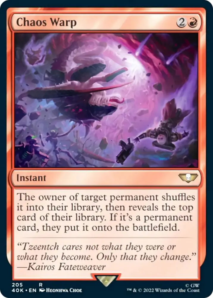 Chaos Warp [Warhammer 40,000] - MTG Single
