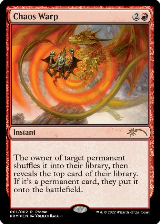 Chaos Warp [Wizards Play Network 2024] - MTG Single