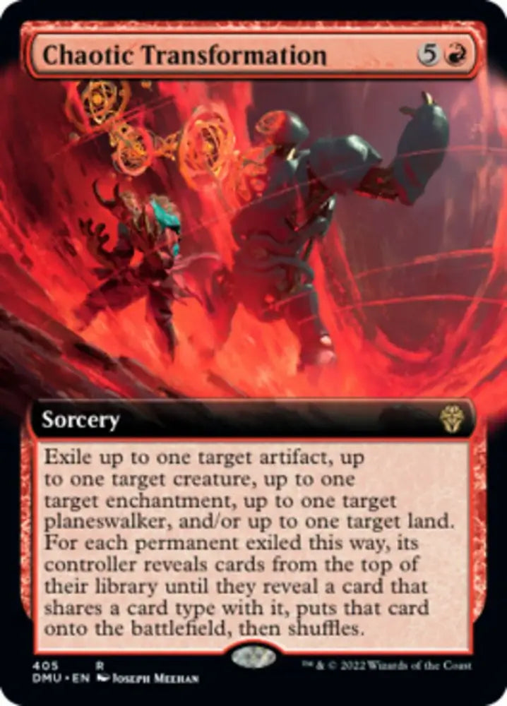Chaotic Transformation (Extended Art) [Dominaria United] - MTG Single