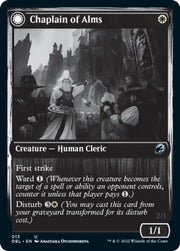 Chaplain of Alms // Chapel Shieldgeist [Innistrad: Double Feature] - MTG Single