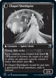 Chaplain of Alms // Chapel Shieldgeist [Innistrad: Double Feature] - MTG Single