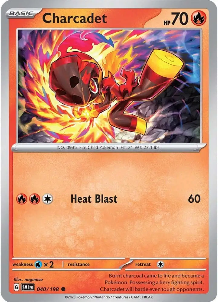 Charcadet (040/198) [Scarlet & Violet: Base Set] - Pokemon Single