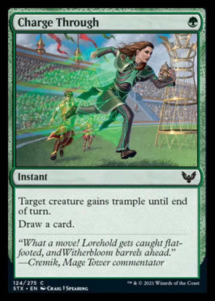 Charge Through [Strixhaven: School of Mages] - MTG Single