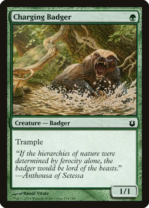 Charging Badger [Born of the Gods] - MTG Single