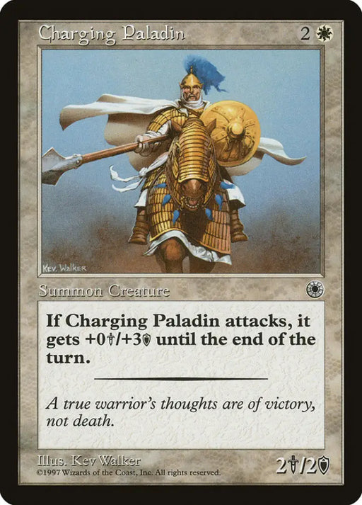 Charging Paladin [Portal] - MTG Single
