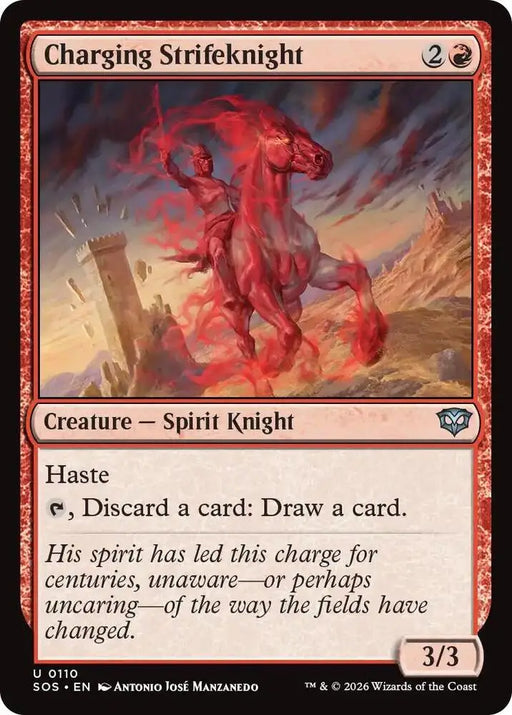Charging Strikeknight (110) [Secrets of Strixhaven]