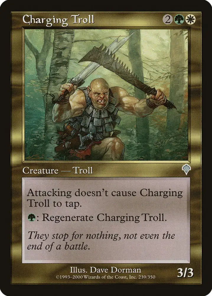 Charging Troll [Invasion] - MTG Single
