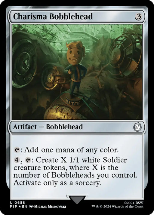 Charisma Bobblehead (Surge Foil) [Fallout] - MTG Single