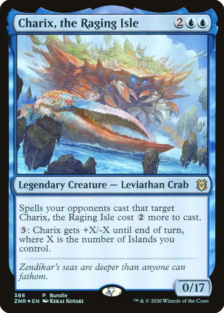 Charix the Raging Isle (386) [Zendikar Rising Promos] - MTG Single