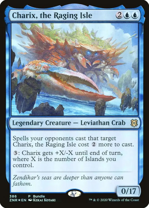 Charix the Raging Isle (386) [Zendikar Rising Promos] - MTG Single