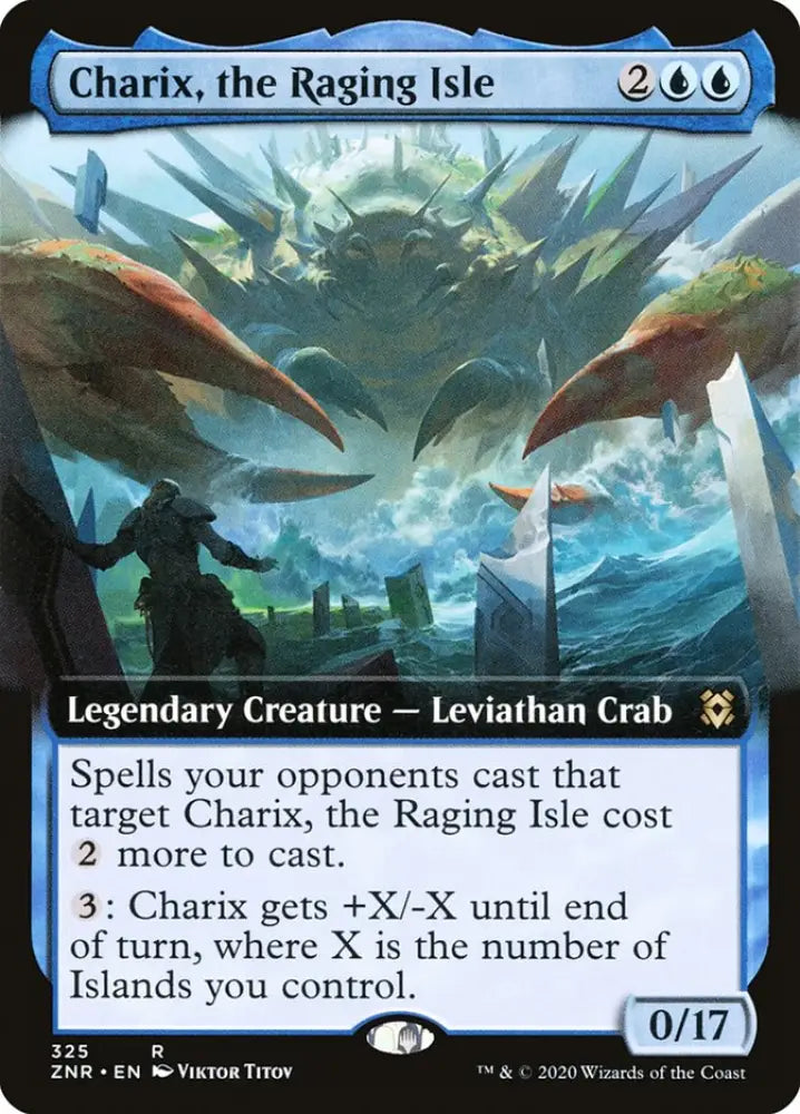 Charix the Raging Isle (Extended Art) [Zendikar Rising] - MTG Single