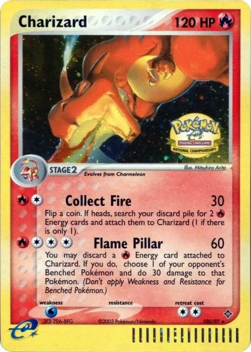 Charizard (100/097) (National Championships) [League & Championship Cards] - Pokemon Single
