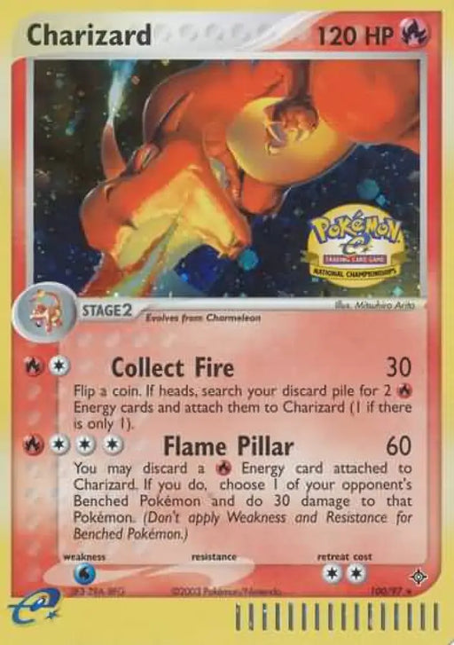 Charizard (100/97) (National Championship 2004) [League & Championship Cards] - Pokemon Single