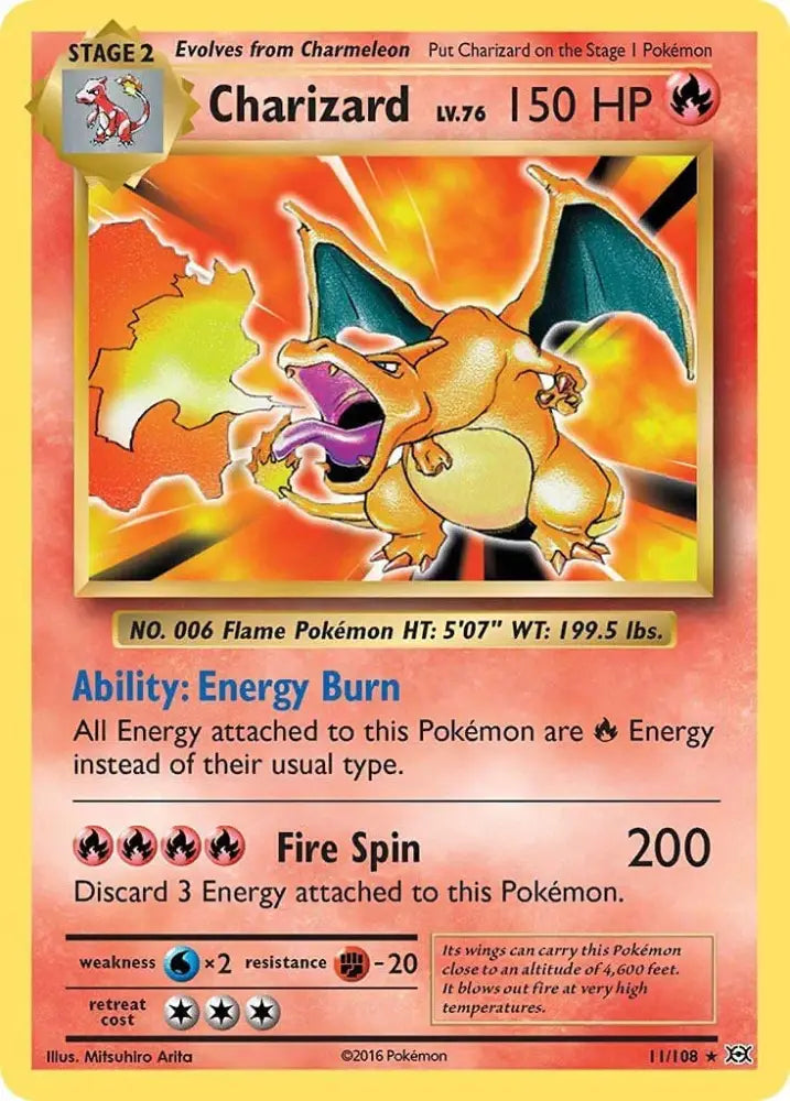 Charizard (11/108) [XY: Evolutions] - Pokemon Single