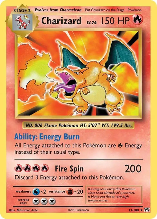 Charizard (11/108) [XY: Evolutions] - Pokemon Single