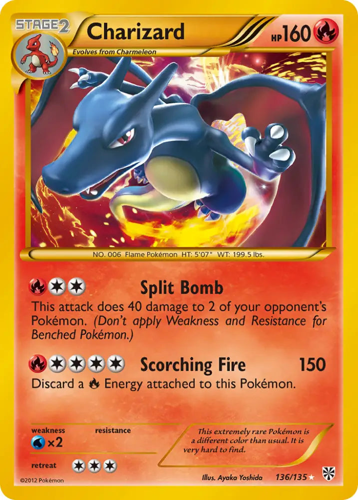 Charizard (136/135) [Black & White: Plasma Storm] - Pokemon Single
