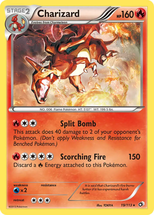 Charizard (19/113) [Black & White: Legendary Treasures] - Pokemon Single