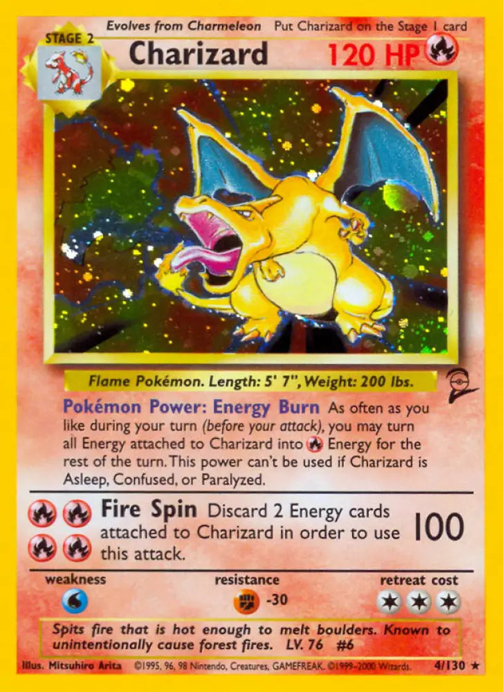 Charizard (4/130) [Base Set 2] - Pokemon Single