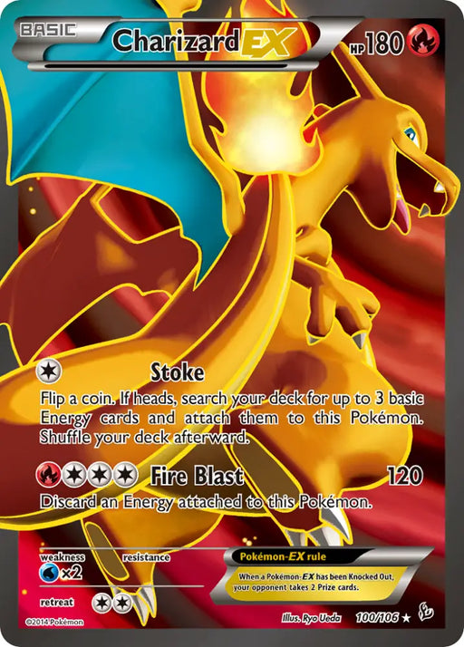 Charizard EX (100/106) [XY: Flashfire] - Pokemon Single
