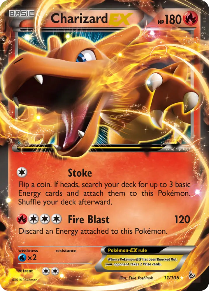 Charizard EX (11/106) [XY: Flashfire] - Pokemon Single