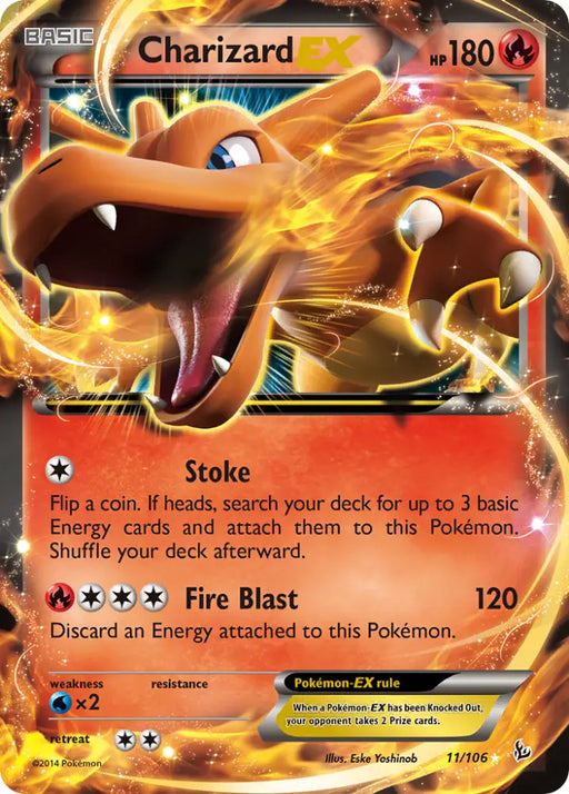 Charizard EX (11/106) [XY: Flashfire] - Pokemon Single