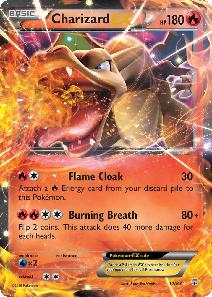Charizard EX (11/83) [XY: Generations] - Pokemon Single
