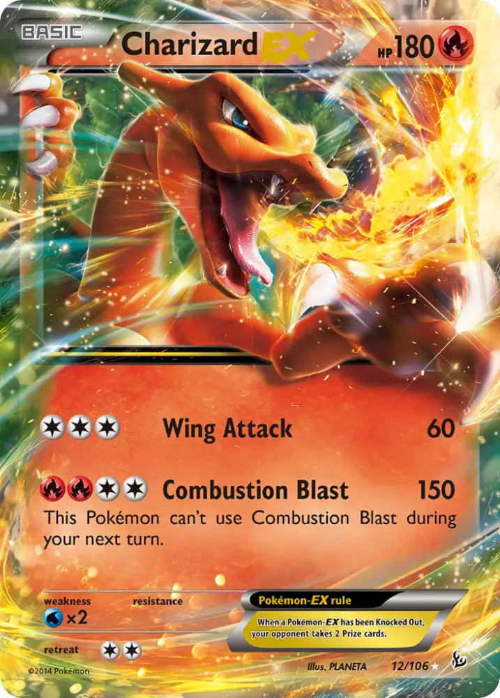 Charizard EX (12/106) [XY: Flashfire] - Pokemon Single